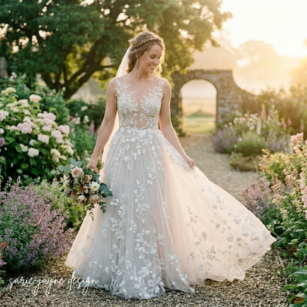 Our Elegant Wedding Gown Dawnfall
