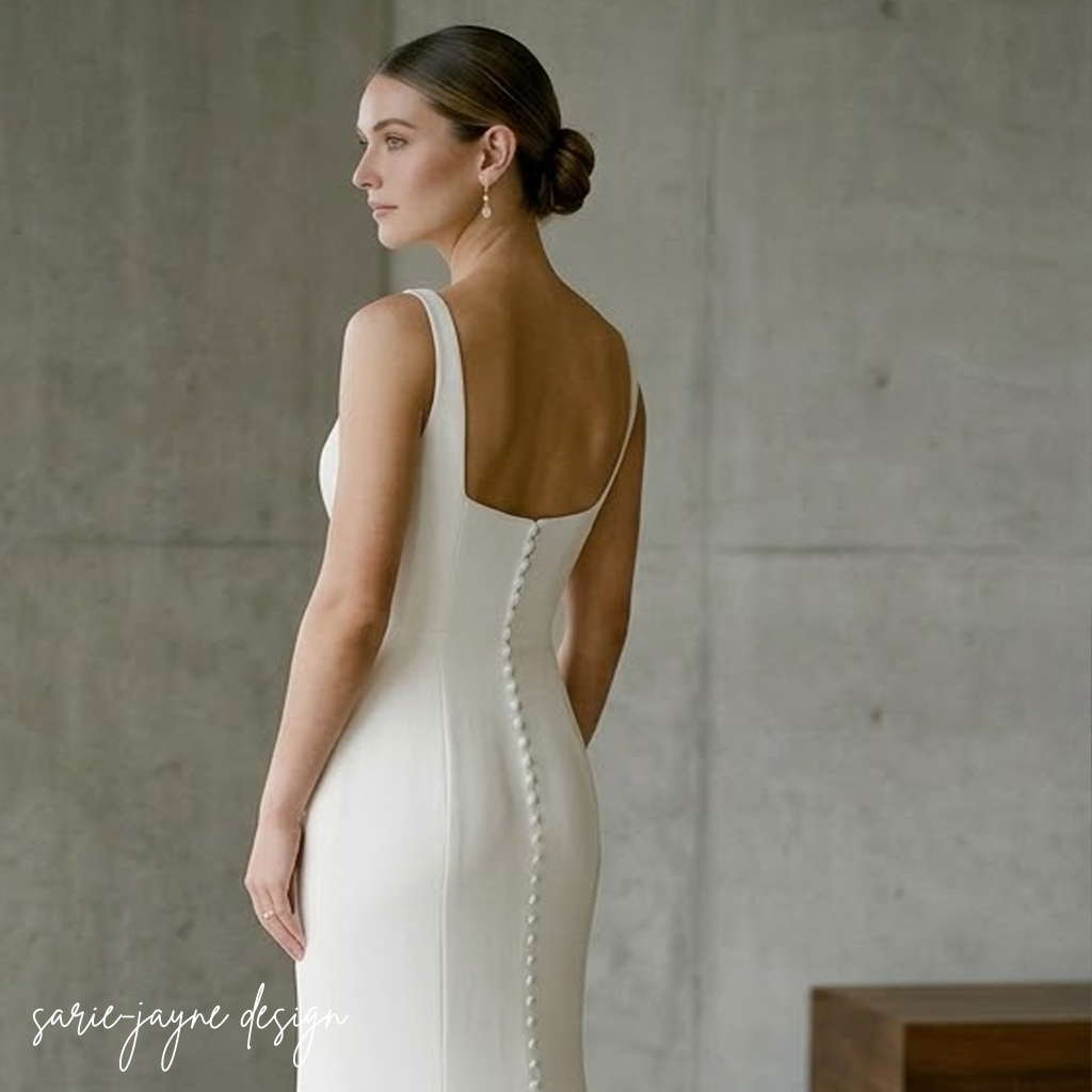 Our Luxurious Wedding Dress Back
