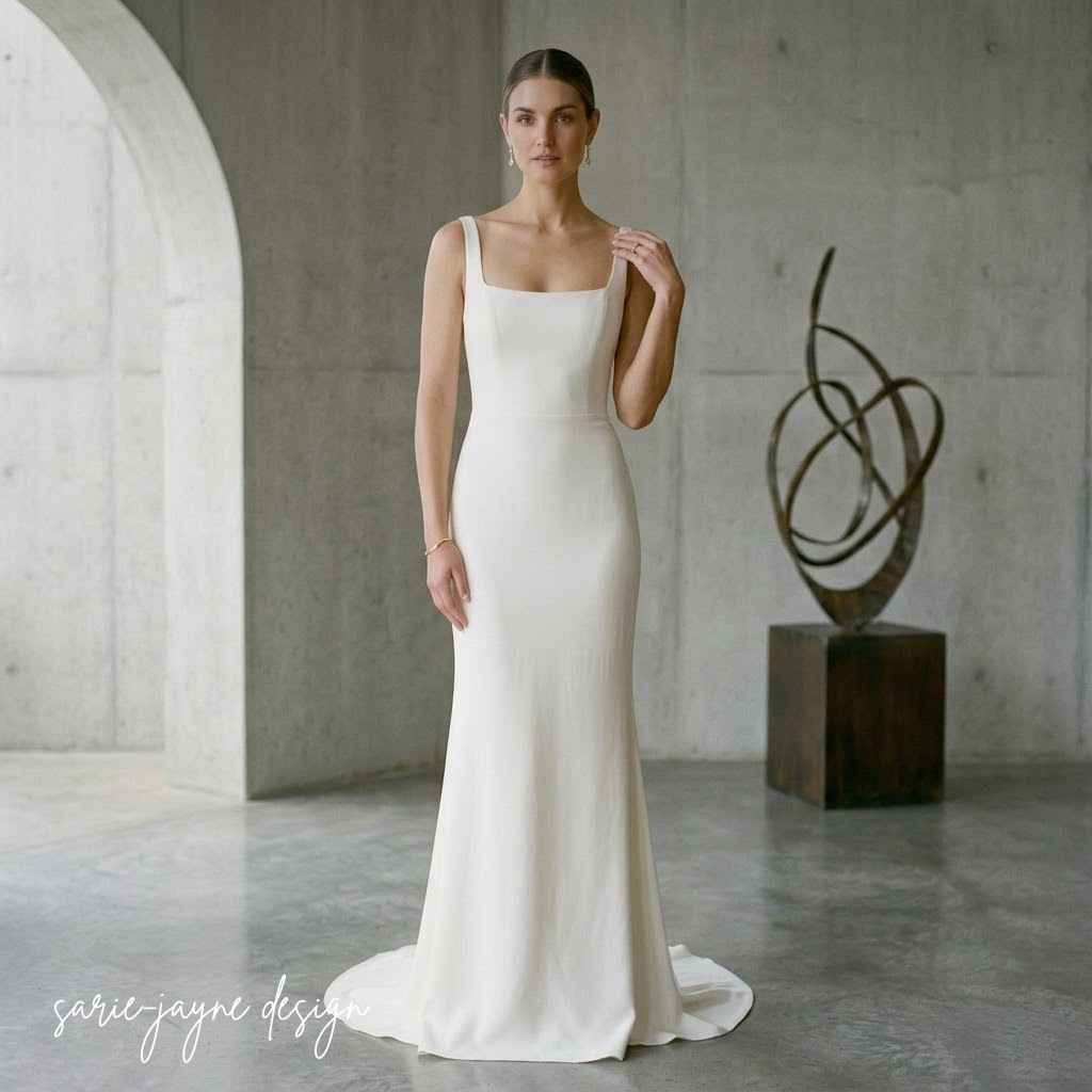 Our Elegant Wedding Gown Halo