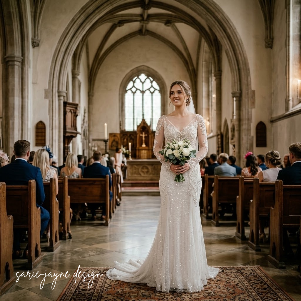 Our Elegant Wedding Gown Opaline